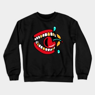 Teeth cherry Crewneck Sweatshirt